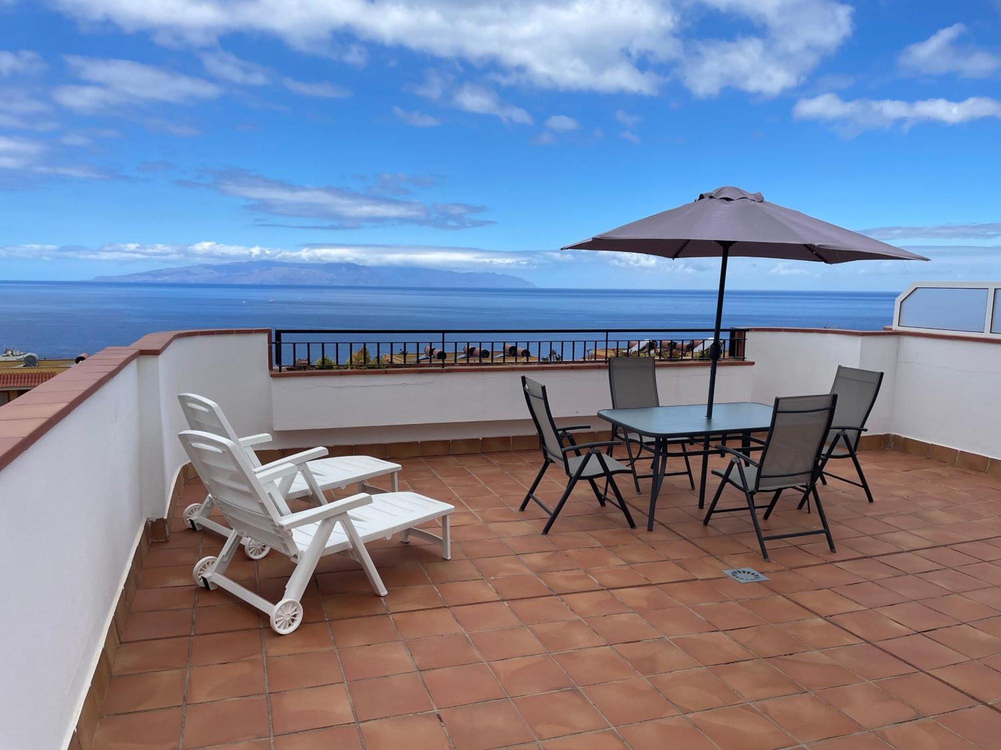 Amazing Duplex With Large Terrace And Sea Views Apartment Puerto de Santiago  Luaran gambar